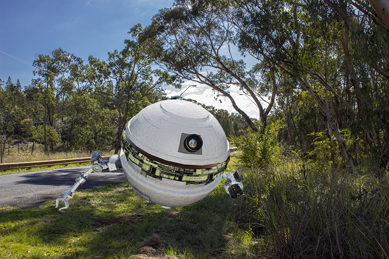 The Roboquad's probe droid, at Gilgai.