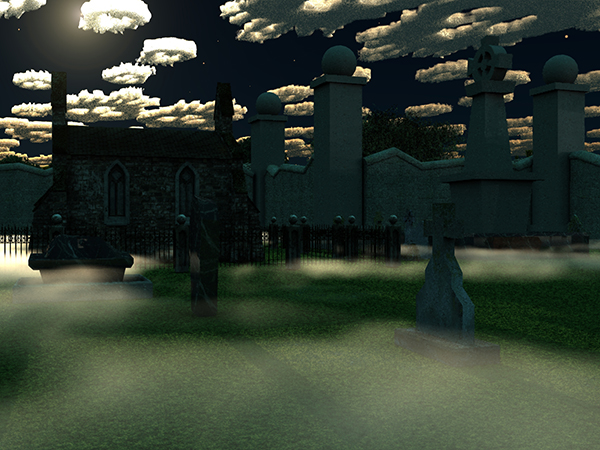 The Cemetary  -   Halloween 4025   A.D.